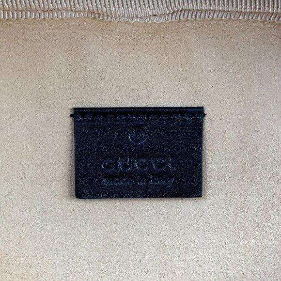 NWT Gucci MINI GG Marmont Backpack In Black main image 6